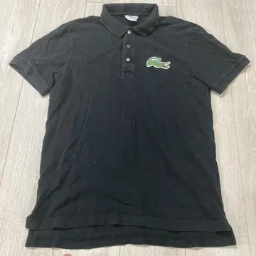 LACOSTE 블랙 피케 셔츠