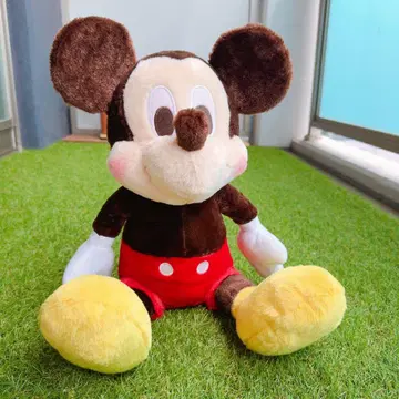 미키마우스 봉제 인형 앉은 자세 약 37cm