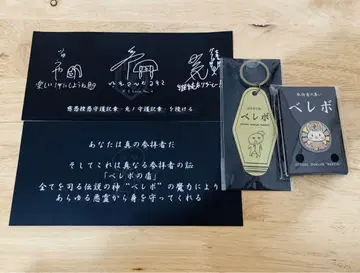 신천지 개벽 집단 지그재그 베레보 방패 & 핀 배지