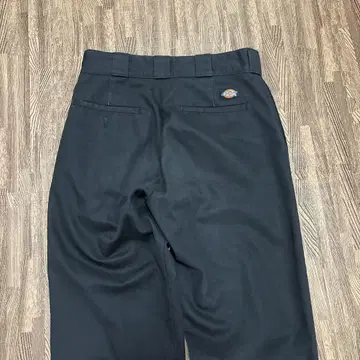 Dickies 워크 팬츠 블랙 스트레이트 핏