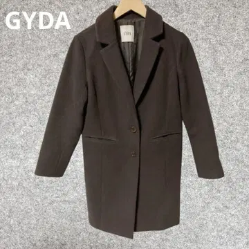 GYDA 체스터 코트 다크 브라운