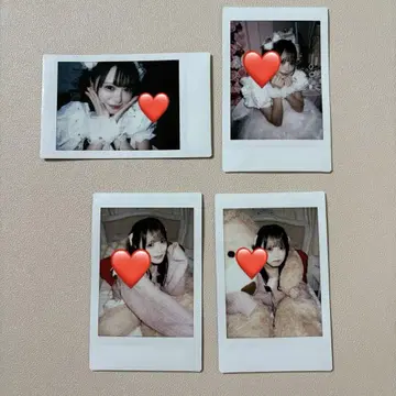 코코로하나 리리 생일 기념 란 폴라로이드 4장 세트