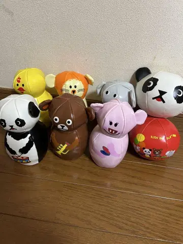 키즈 두들 동물 캐릭터 볼링 세트