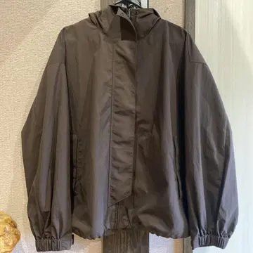 브라운 후드 부착 마운틴 후드티 XL