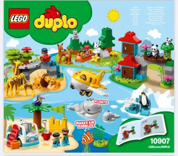 LEGO DUPLO 세계의 동물 세계 일주 탐험 #10907 듀플로