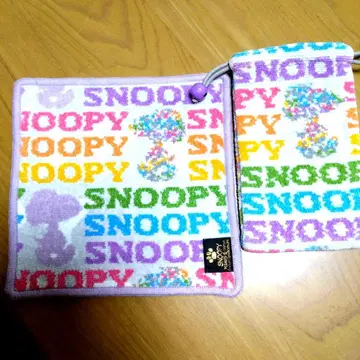 [ SNOOPY ] 미사용 핸드 타월 + 파우치 자택 보관품