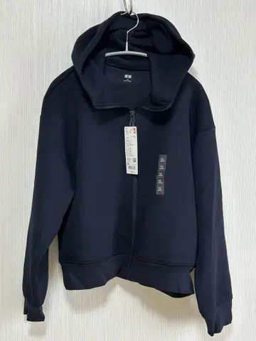 UNIQLO 네이비 풀 집업 후드티 XL