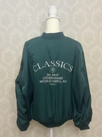 구하기 어려움 MOUSSY 다크 그린 자켓 F