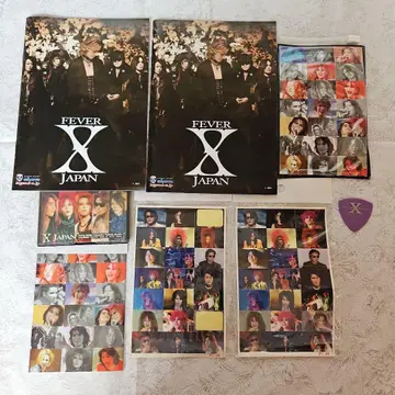 X JAPAN 팬 아이템 세트 씰 피크