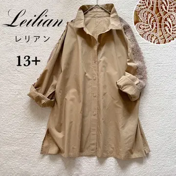 [새상품급] 레리안 레이스 사용 블라우스 실크 혼방 빅 사이즈 13+