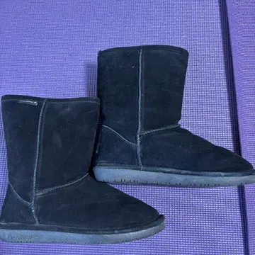 Bearpaw 24cm 블랙 어그 부츠