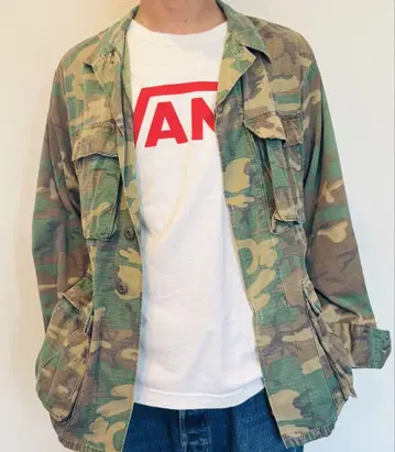 usarmy 카모플라쥬 코튼 밀리터리 자켓