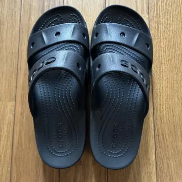 crocs 블랙 샌들 w 6