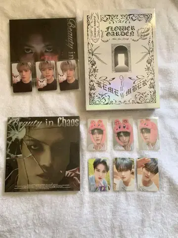 재중 Beauty in chaos 2장 세트와 FLOWER GARDEN