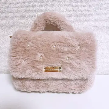 Maison de FLEUR 메모리얼 퍼 펄 숄더백