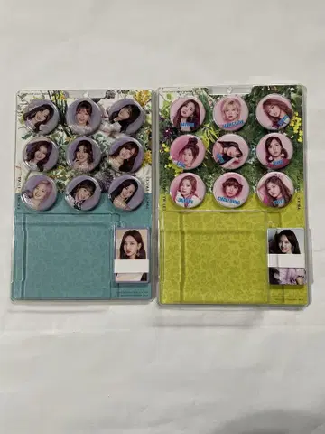 TWICE #TWICE3 캔뱃지 트레이딩 카드 사양 2세트 디스크 결품