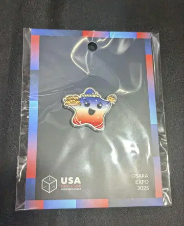 오사카 만박 EXPO 미국관 핀 배지 스파크 USA 타코야키