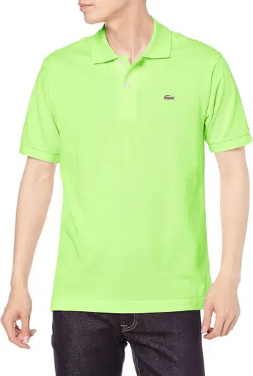 LACOSTE 형광 그린 피케 셔츠 사이즈 6