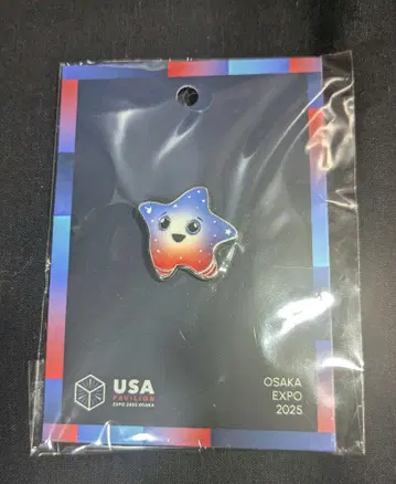 오사카 엑스포 미국관 핀 배지 스파크 USA