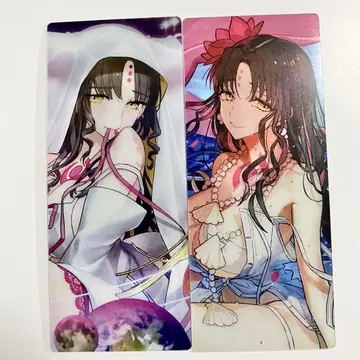 FGO 최종 재림전 편성 화면풍 카드 살생원 키아라 2종
