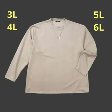 Re:luxi 분또 목걸이 포함 긴팔 T셔츠 yfx3
