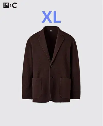 UNIQLO:C 브라운 니트 자켓
