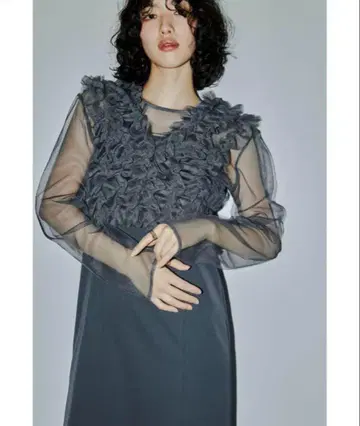 et.UNiVER Many way frill dress S-short
