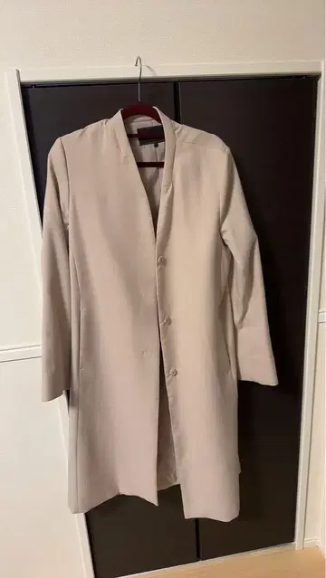 m.f.editorial 정장용 노카라 코트