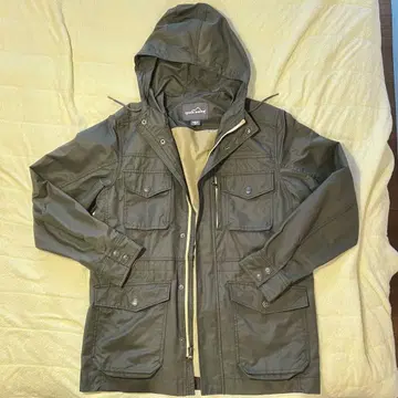 Eddie Bauer 마운틴 후드티 M 올리브 그린