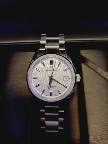 새상품급 Grand Seiko SLGH005 자동 와인딩 화이트 자작나무