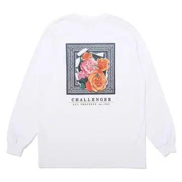 CHALLENGER L/S ROSE BANDANA TEE L 새상품