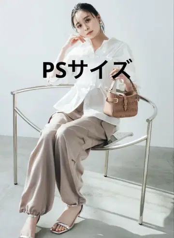 택 포함 새상품 NBB 새틴 카고 팬츠 PS 사이즈 핑크 베이지
