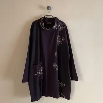 유민/유민 이색 자수 튜닉