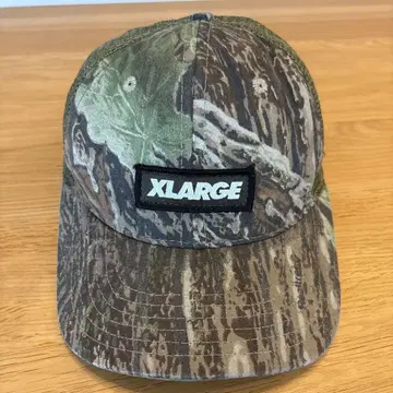 XLARGE 카모 패턴 캡