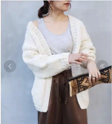 미사용 새상품 TODAYFUL Hand Knit Cardigan