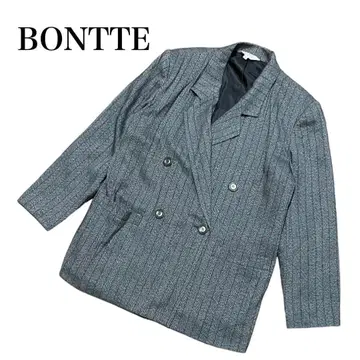 [ BONTTE ] 남성용 자켓 아우터 스트라이프 실크 오샤레