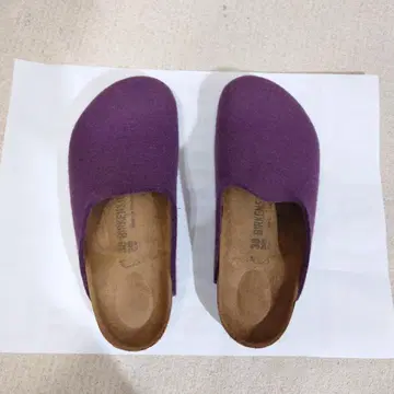 BIRKENSTOCK 펠트 샌들 사이즈 38 퍼플