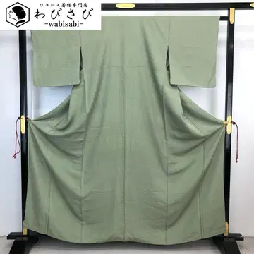 고급스러운 먹 번짐 코몬, 뒷잎 색 크레이프 원단 K-4221
