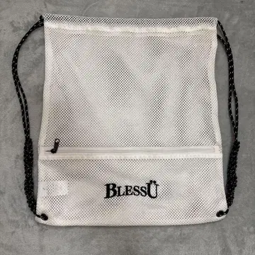 BlessU 메쉬 백팩 화이트