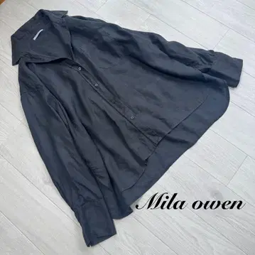 Mila owen 프렌치 린넨 셔츠