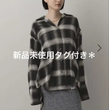 A part by 온플레이 체크 셔츠