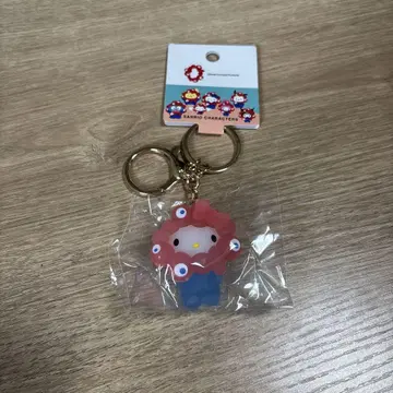 간사이 만박 미야쿠미야쿠 산리오 입체 마스코트 클리어 키티 만박3