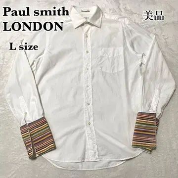 새상품급 Paul smith 폴스미스 긴팔 커프스 셔츠 멀티 스트라이프