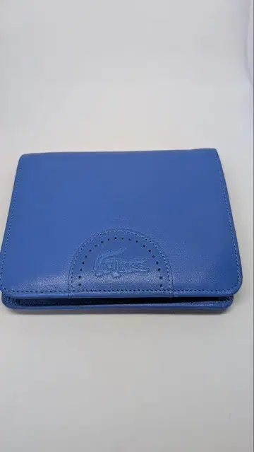 LACOSTE 라코스테 이단 접이식 지갑 파랑 블루
