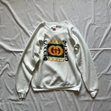 구제 의류 90s 프룻 오브 더 룸 프린트 맨투맨 USA제