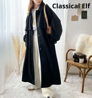 Classical Elf 코트 볼륨 슬리브 오버 사이즈 L 사이즈