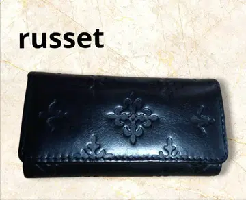 russet 러셋 블랙 가죽 키케이스 4연