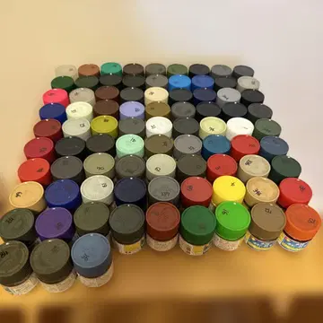 Mr. Hobby 수성 호비컬러 다색 84개 세트 미니터리 계열