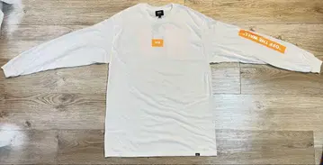 VANS 화이트 긴팔 셔츠 L