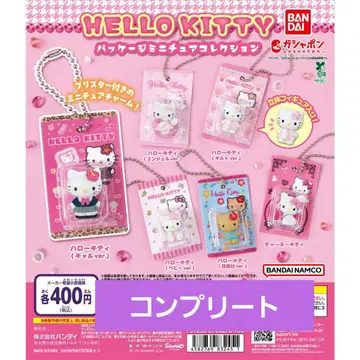 HELLO KITTY 패키지 미니어처 컬렉션 가챠 6종류